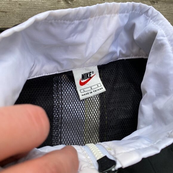 Vintage 90s Nike Big Logo Swoosh Jacket Varsity Yellow - Picture 7 of 7